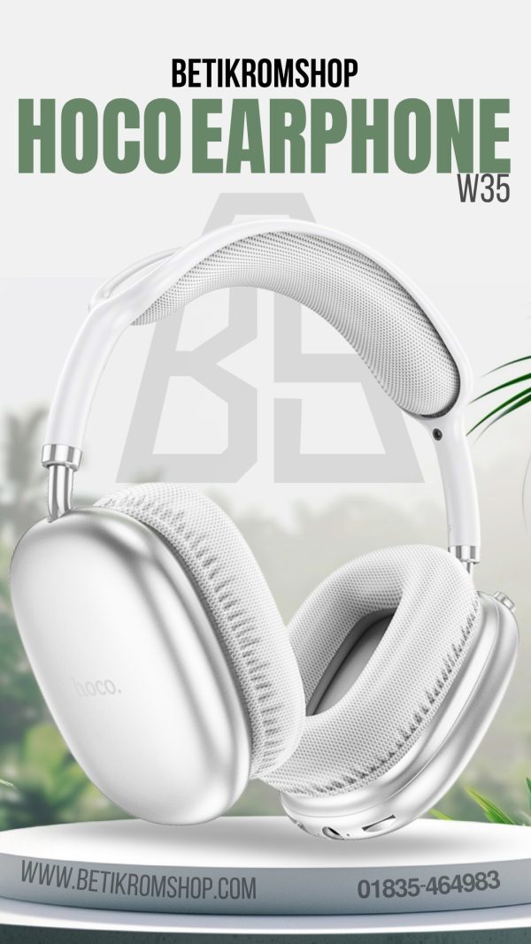 Hoco W35 Max Wireless Headphone - Image 5